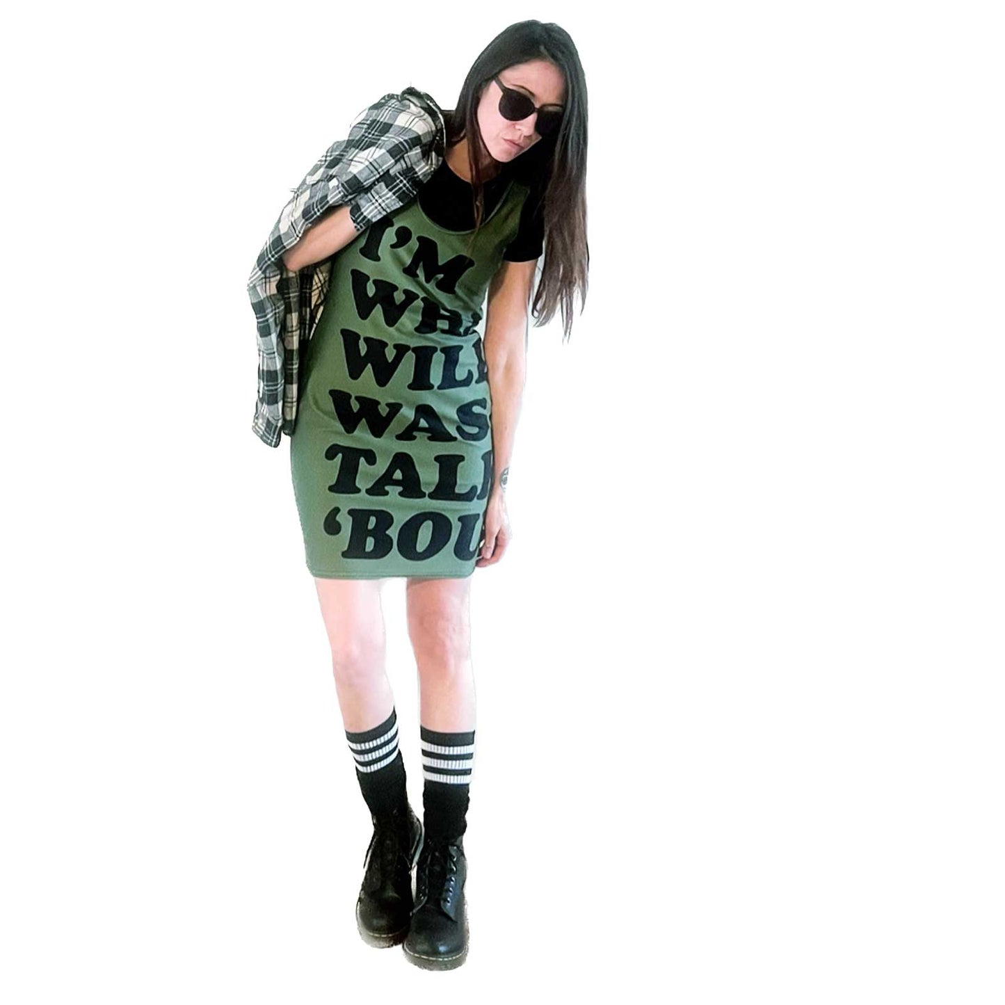 "I'm What Willis Was Talkin Bout" All-Over Print Tank Dress
