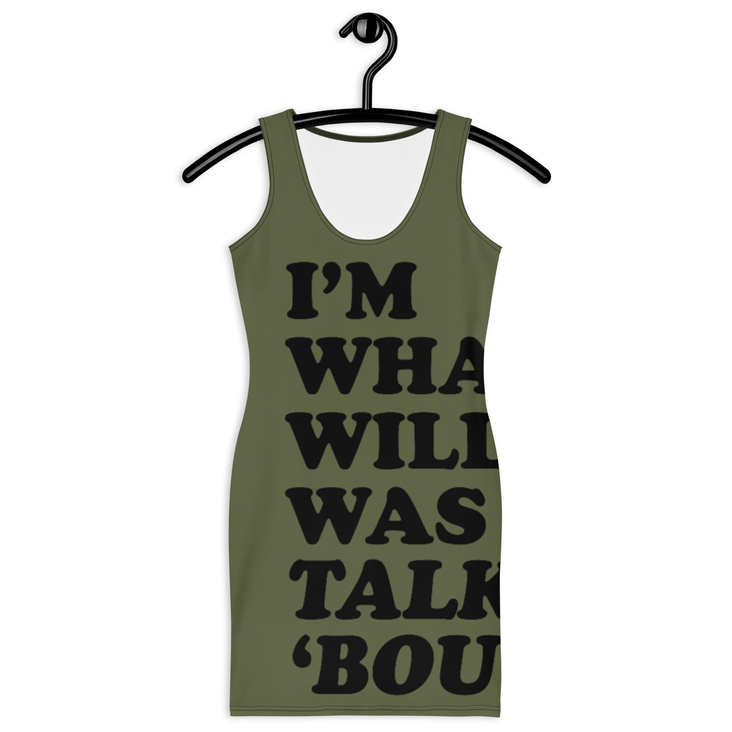 "I'm What Willis Was Talkin Bout" All-Over Print Tank Dress
