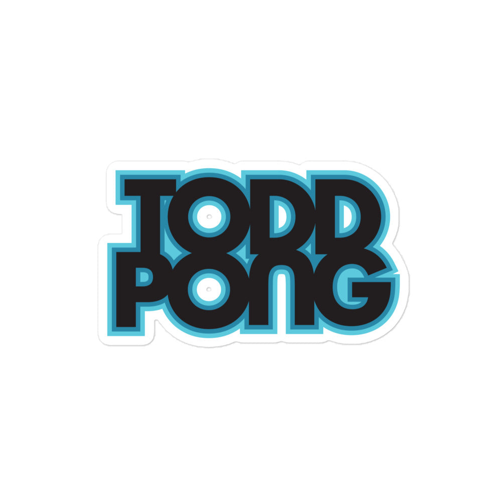 Todd Pong Bubble Sticker