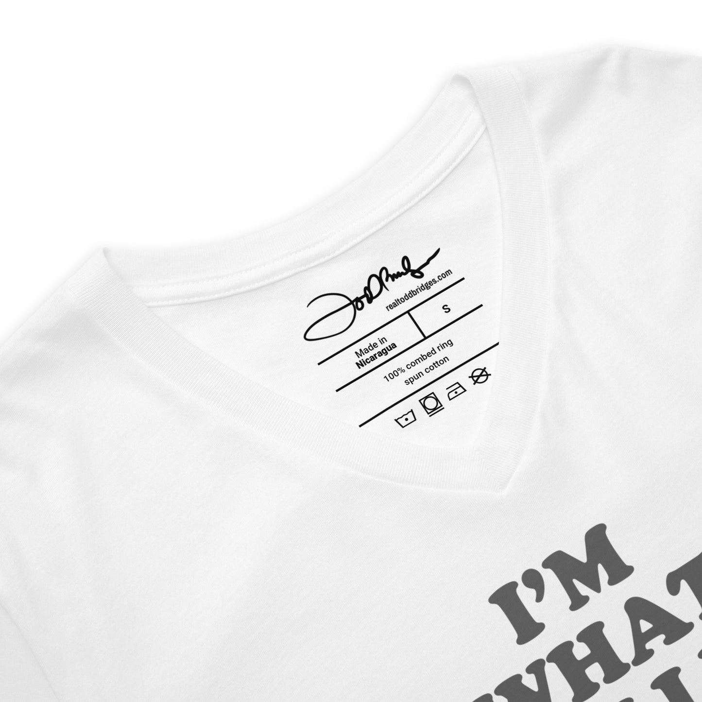"I'm What Willis Was Talkin Bout" Boyfriend V-Neck Tee
