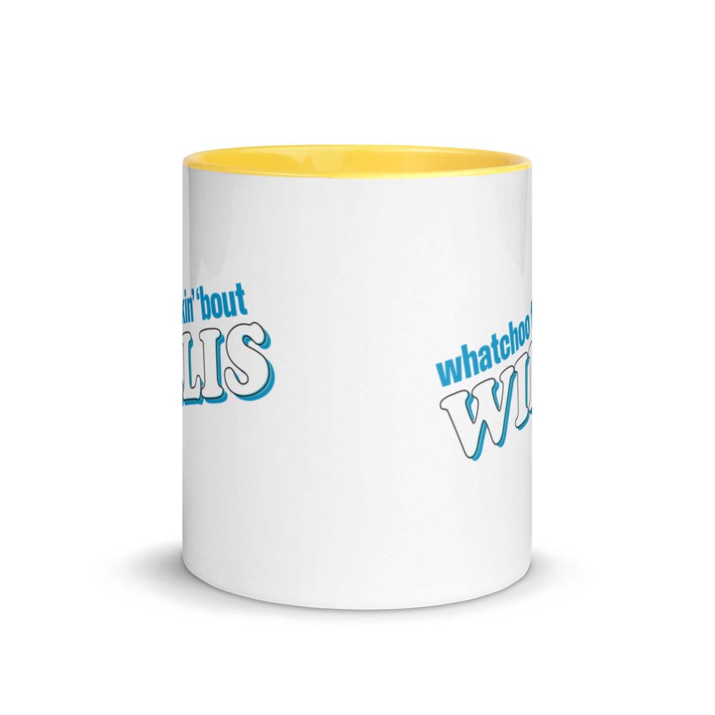"Whatchoo Talkin Bout Willis" Blue Logo Mug