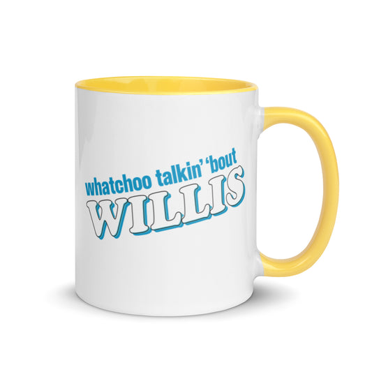 "Whatchoo Talkin Bout Willis" Blue Logo Mug