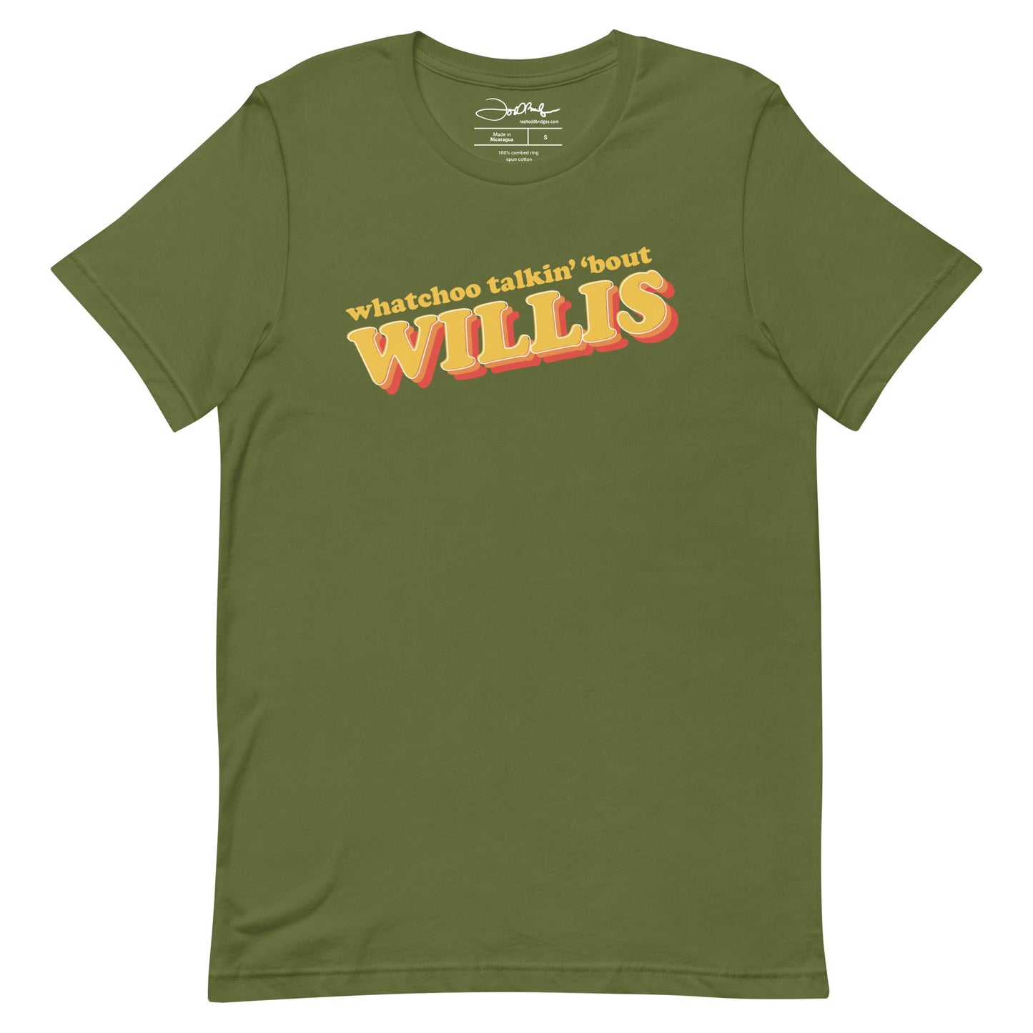 "Whatchoo Talkin Bout Willis" Retro Logo Tee