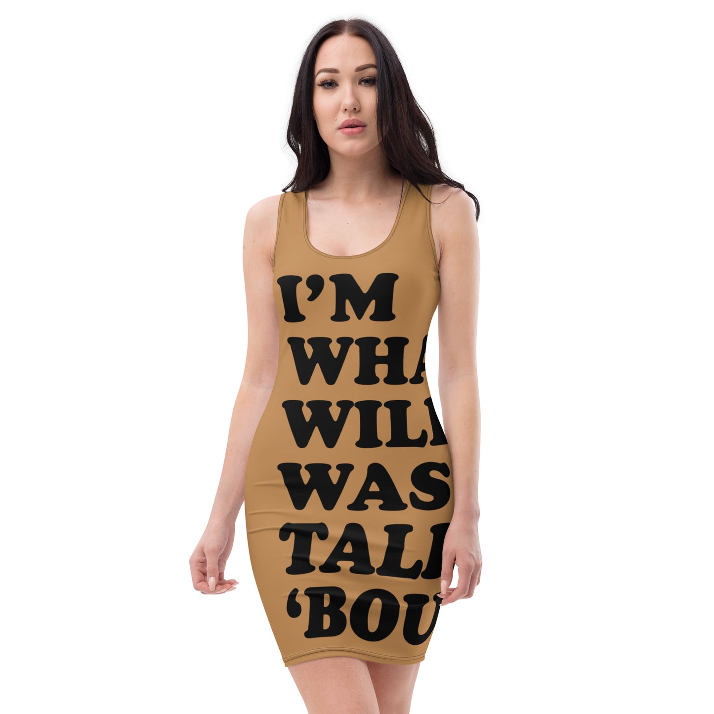 "I'm What Willis Was Talkin Bout" All-Over Print Tank Dress