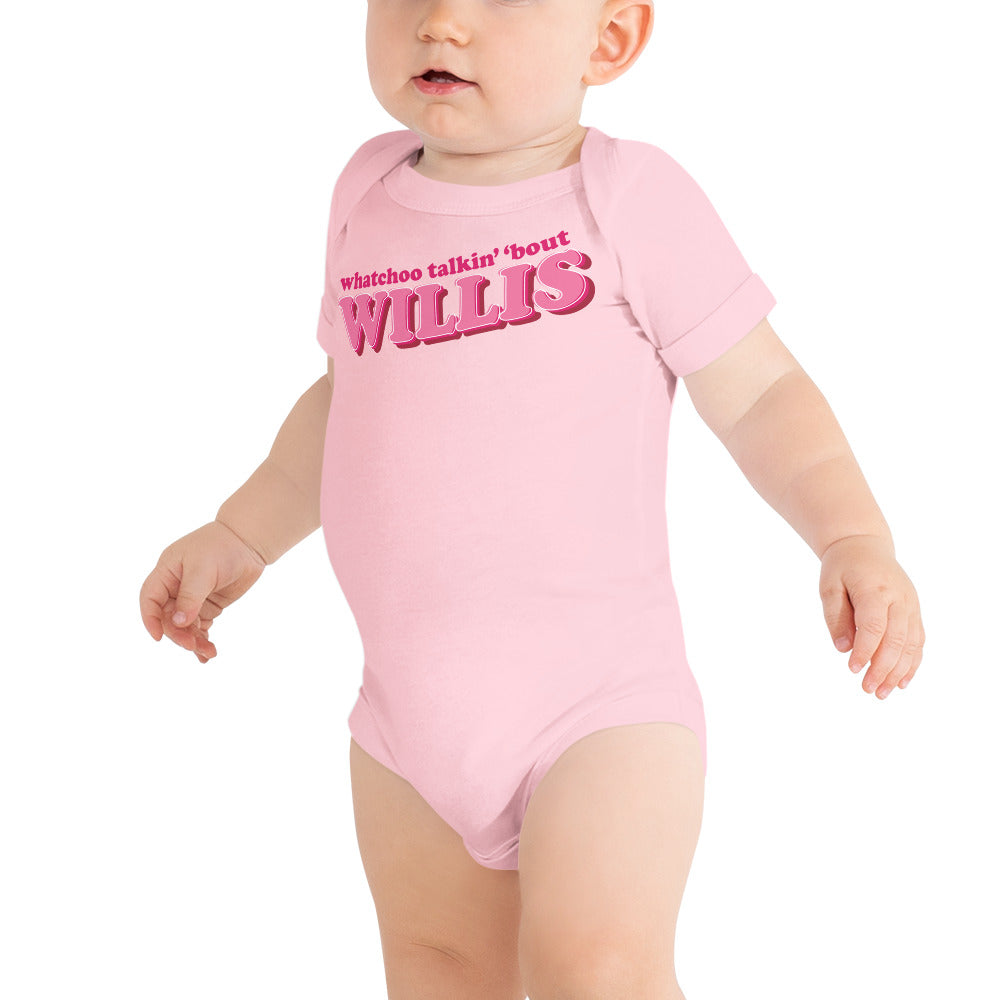 "Whatchoo Talkin Bout" Logo Baby One-Piece