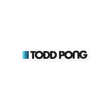 Todd Pong Sticker